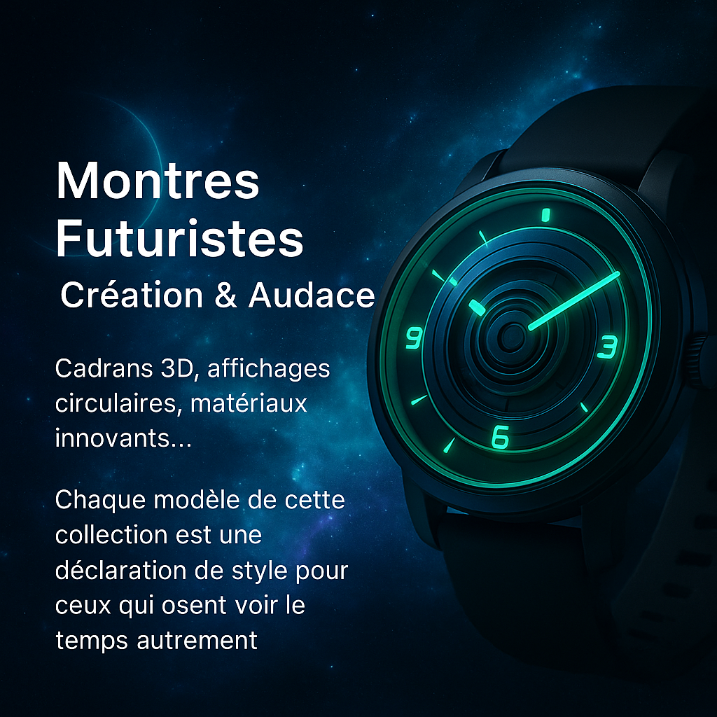 Montres Futuristes – Création & Audace