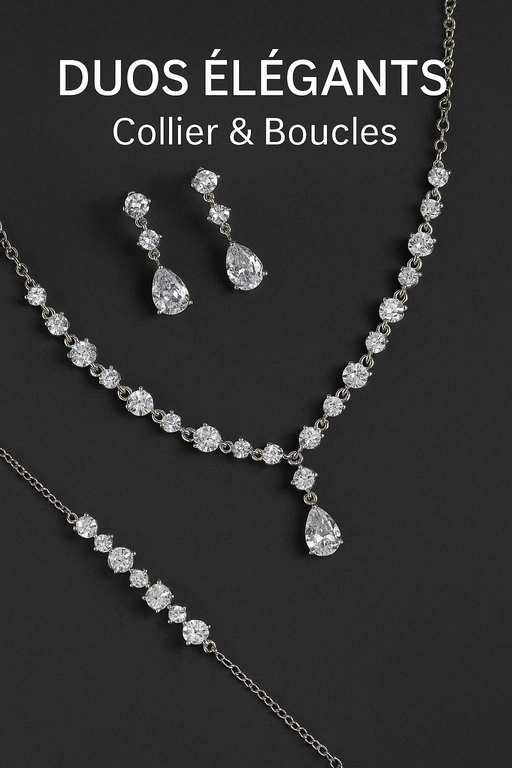 Duos Élégants – Collier & Boucles