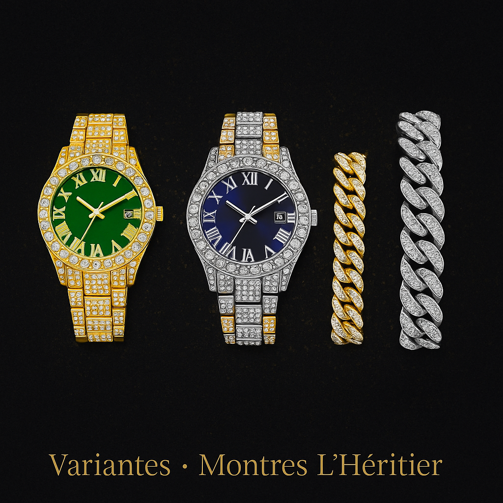COLLECTION HOMME — GLOIRE BEAUTÉ
L’HÉRITIER – Bijoux & Montres de Présence