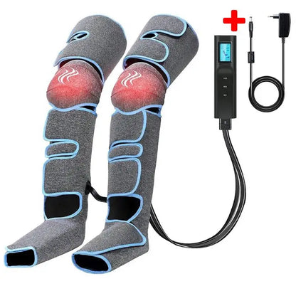 Massage Jambes 360° avec Chauffe Genoux – Sans Fil & Compression Intelligente