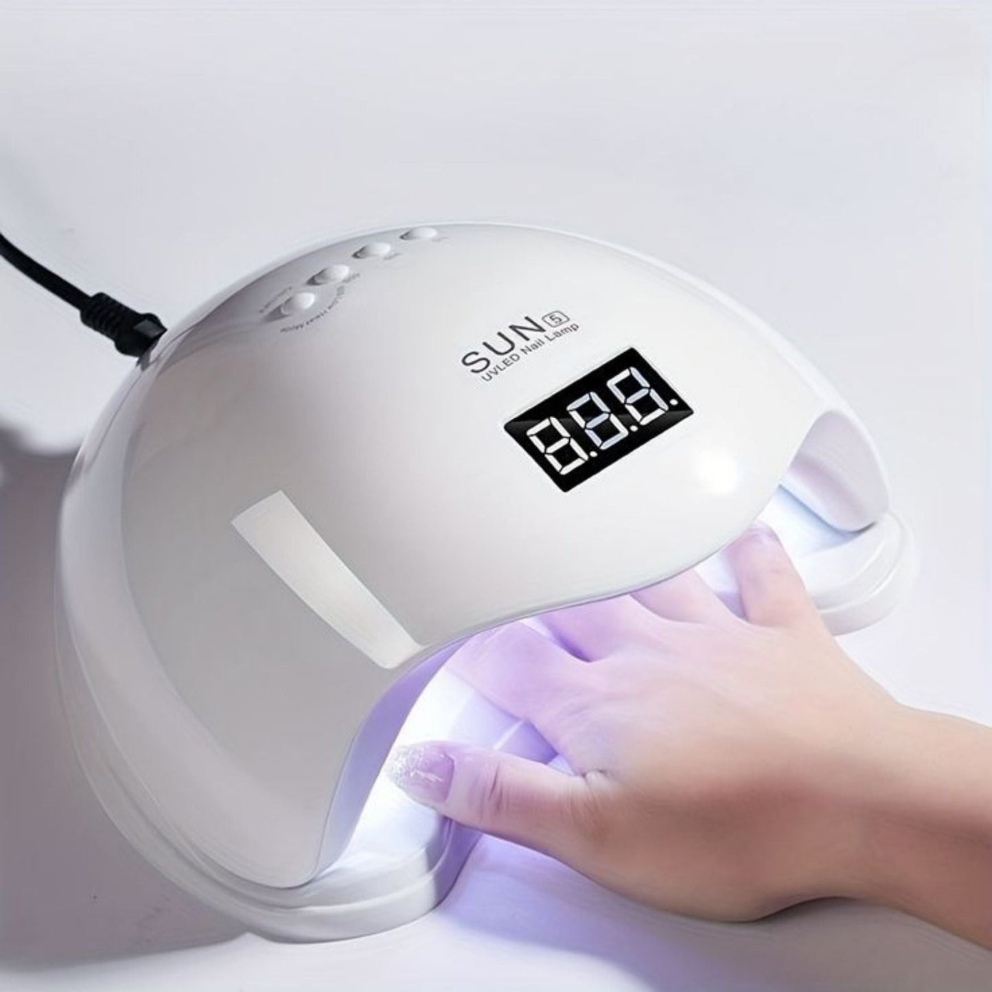 Lampe Sèche-Ongles LED/UV – Séchage Express pour Ongles Parfaits