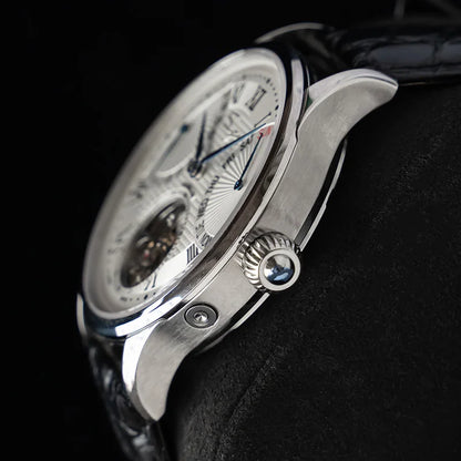 SUGESS ST8004 – Tourbillon Mécanique Prestige (Édition Cuir Crocodile)