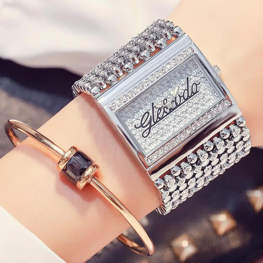 G&D G027 – Montre Bijou Femme Dorée (Édition Glamour & Élégance)
