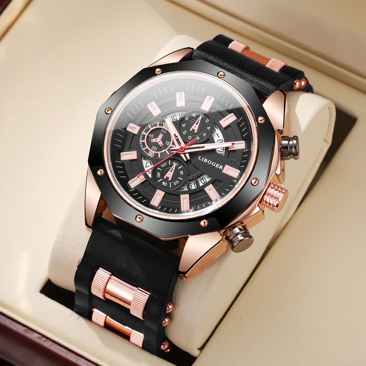Montre Homme – Sport Élégant & Quartz Précis