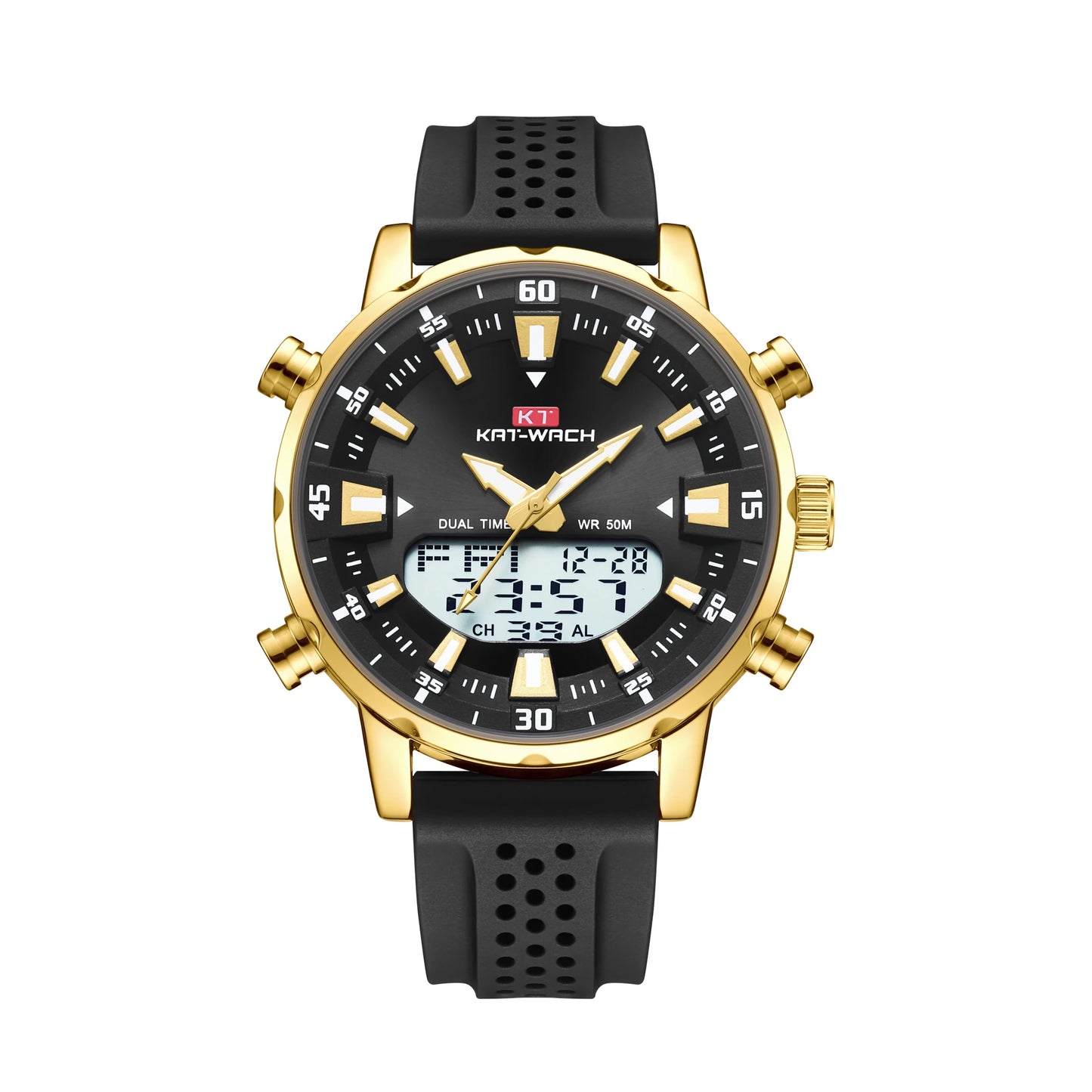 Montre Homme KAT-WACH KT1815 – Double Affichage & Résistance 5 ATM