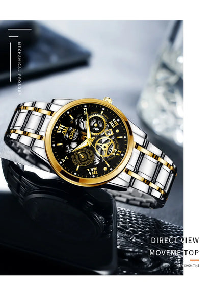 Montre OPK8135 – Harmonie Mécanique (Édition Dual-Ton)