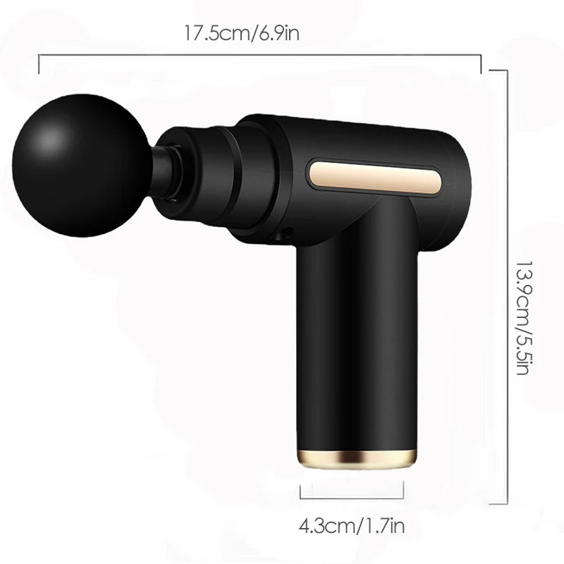 Pistolet de Massage Profond – 6 ou 30 Vitesses | Recharge USB-C