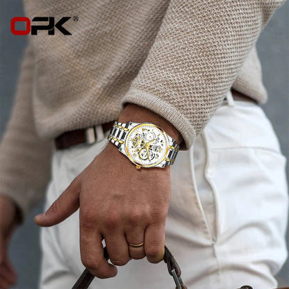 Montre OPK8135 – Harmonie Mécanique (Édition Dual-Ton)