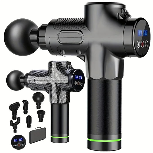 Pistolet de Massage Profond – 6 ou 30 Vitesses | Recharge USB-C