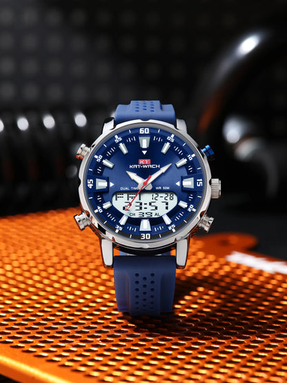 Montre Homme KAT-WACH KT1815 – Double Affichage & Résistance 5 ATM