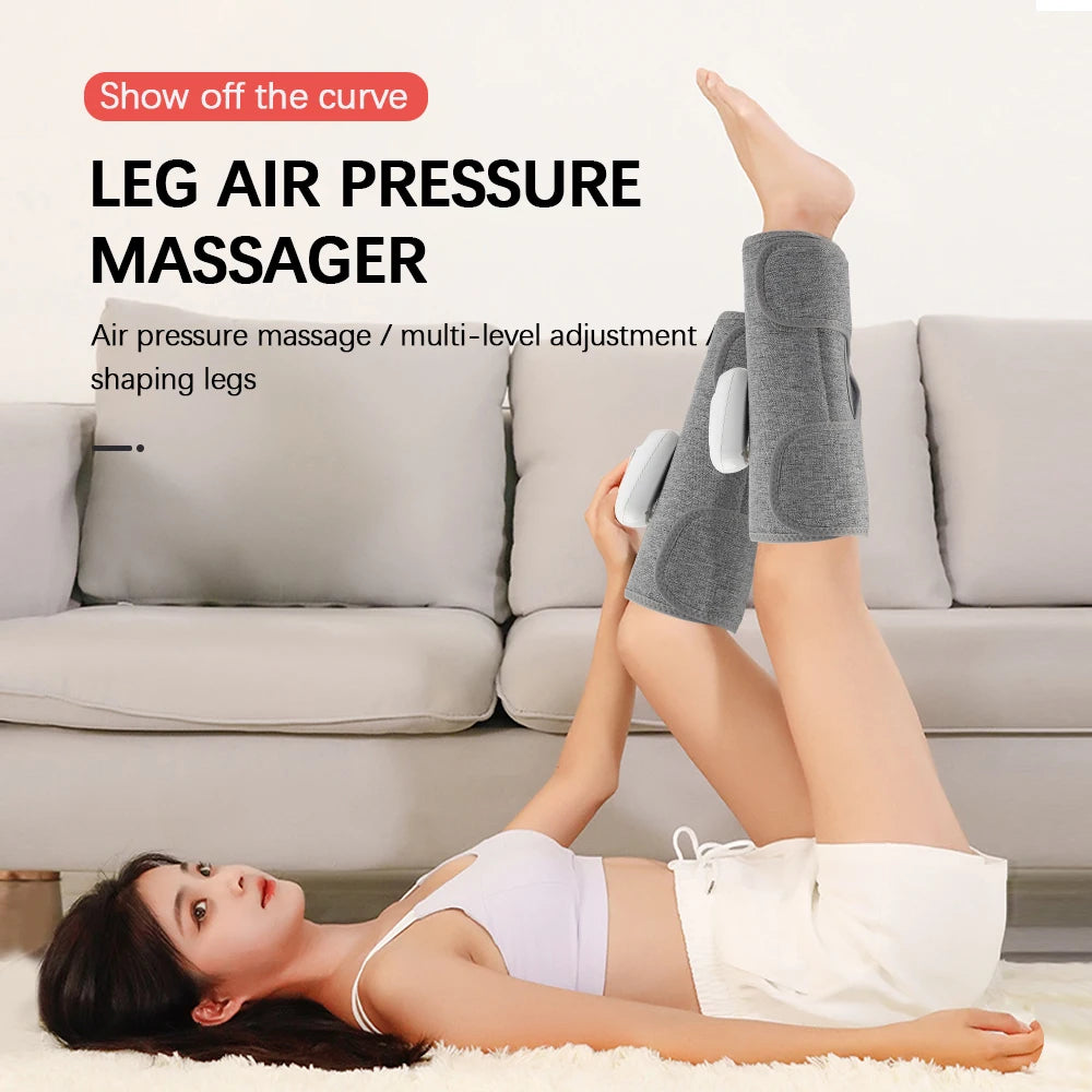Massage Jambes Sans Fil 360° – Compression Air & Relaxation Musculaire