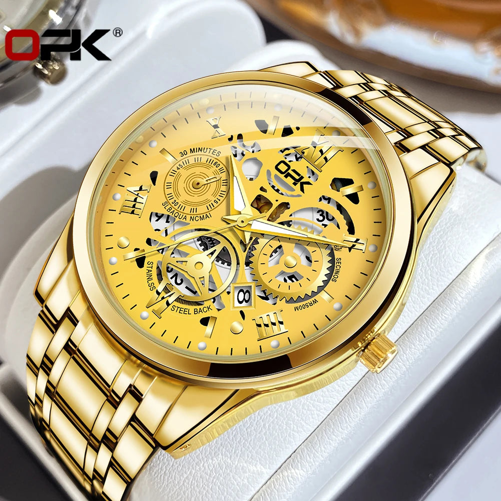 Montre OPK8135 – Harmonie Mécanique (Édition Dual-Ton)