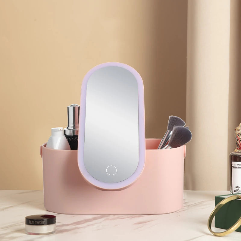 Boîte de Maquillage Intelligente avec Miroir LED