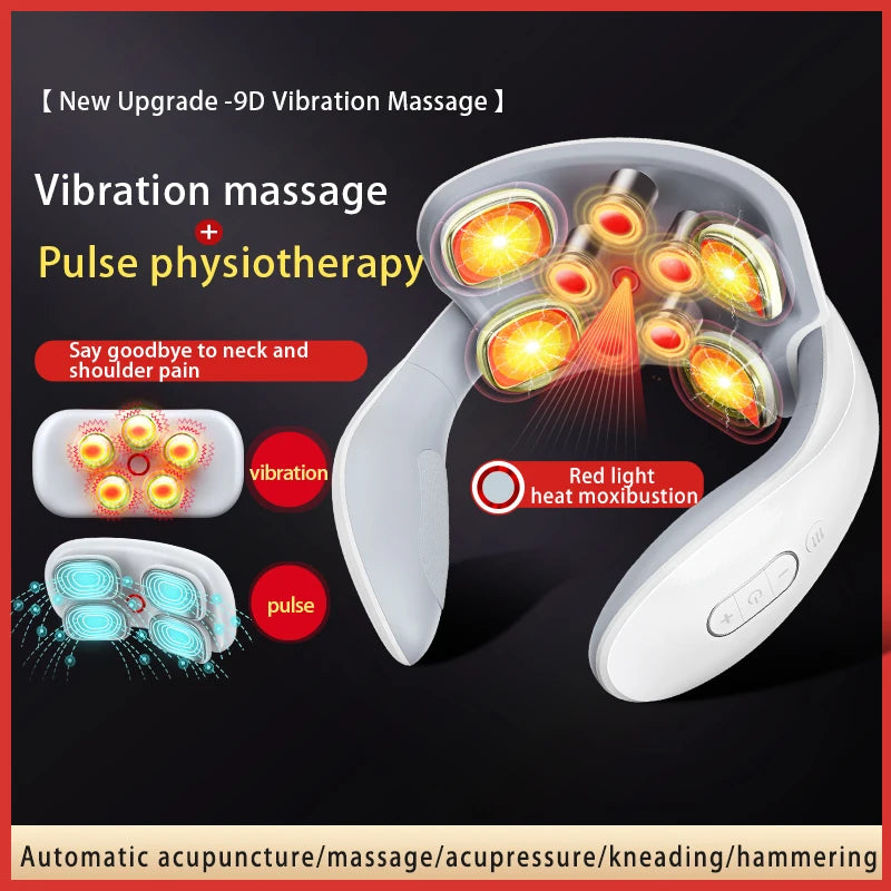 Collier de Massage Intelligent Cervical – Chauffant & Ergonomique