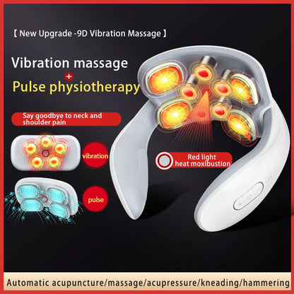 Collier de Massage Intelligent Cervical – Chauffant & Ergonomique
