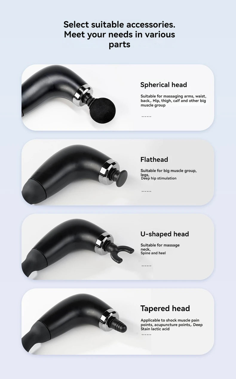 Massage Marteau Électrique – Smart Gun Rechargeable | 9 Modes