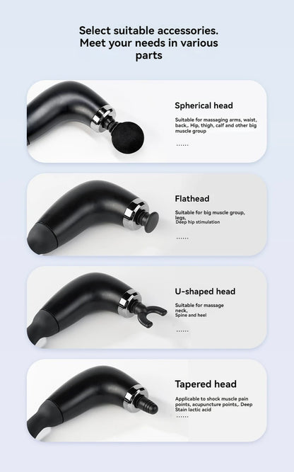 Massage Marteau Électrique – Smart Gun Rechargeable | 9 Modes