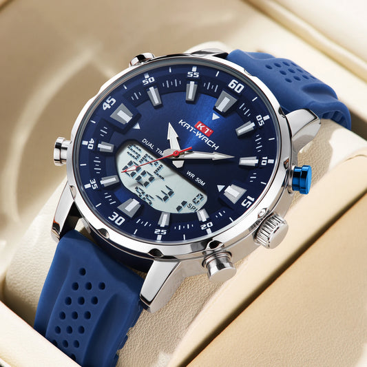 Montre Homme KAT-WACH KT1815 – Double Affichage & Résistance 5 ATM