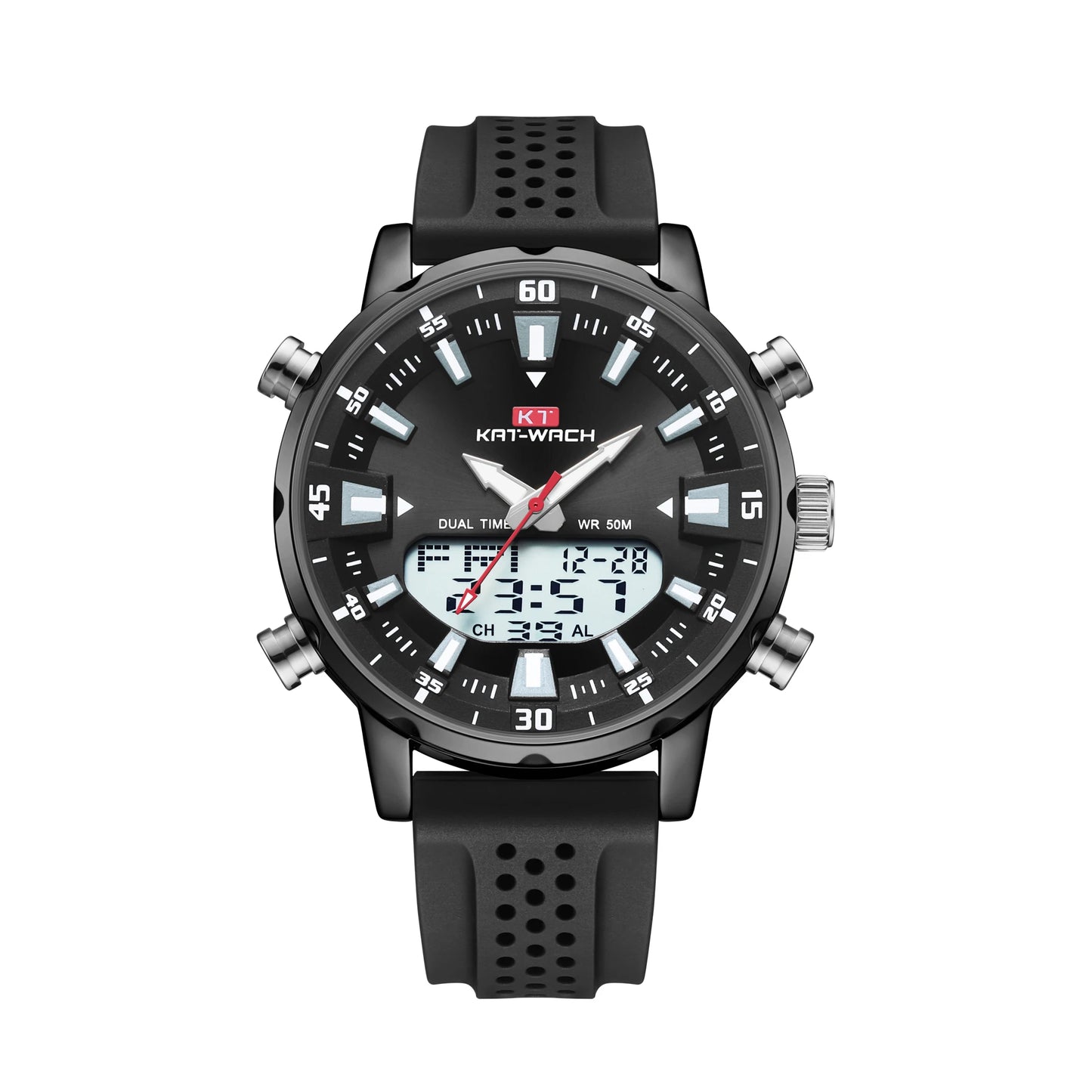 Montre Homme KAT-WACH KT1815 – Double Affichage & Résistance 5 ATM