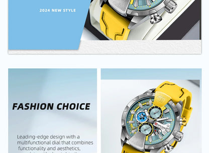 Montre BORUSE Chronographe Homme – Sport & Puissance (5 coloris)