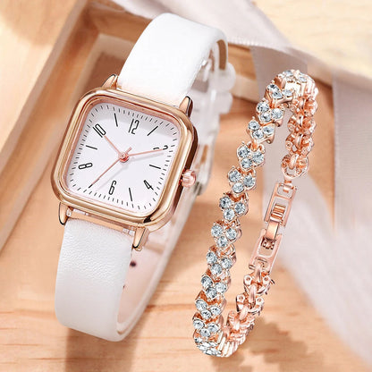 Montre Élégance Étoilée – Coffret 2 pièces