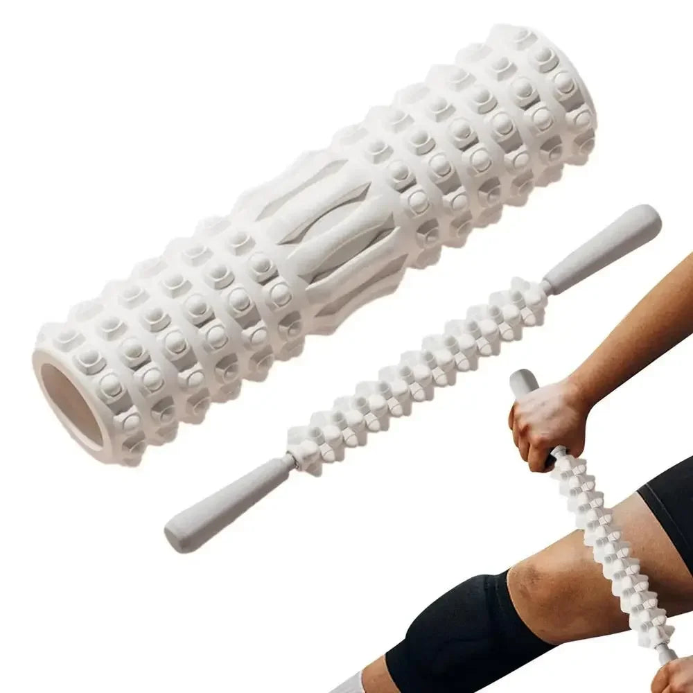 Rouleau de Massage Yoga & Fitness – Étirement Musculaire & Récupération
