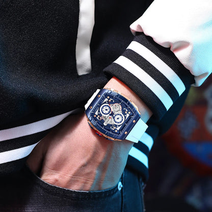 Montre CURREN 8442 – Design Rectangulaire & Style Sport Chic (Édition Limitée)