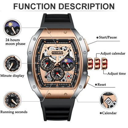 Montre FOXBOX 0015 – Édition Limitée LUXE SPORT (par LIGE)