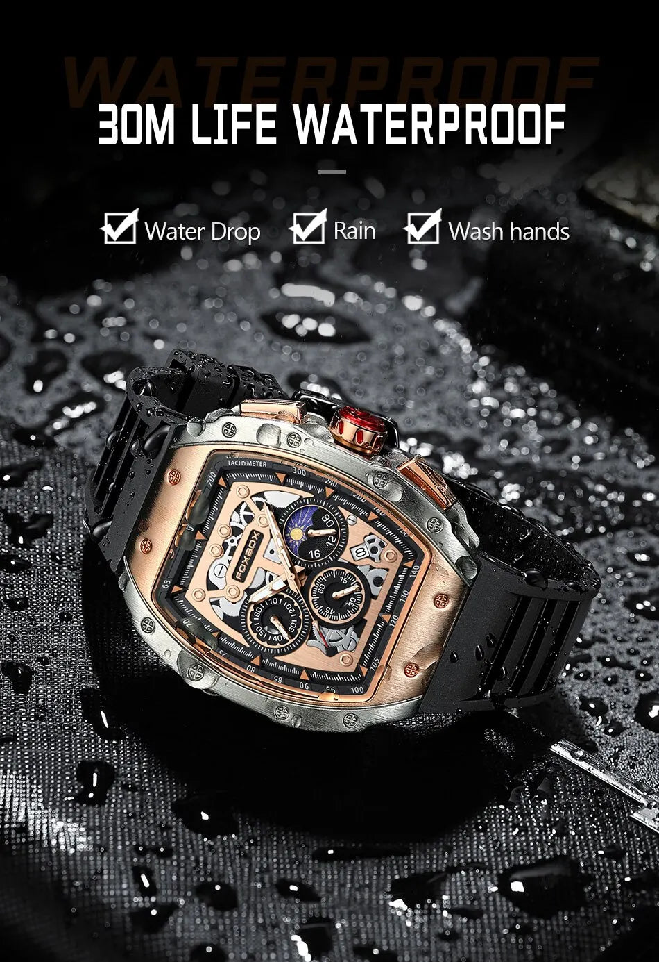 Montre FOXBOX 0015 – Édition Limitée LUXE SPORT (par LIGE)