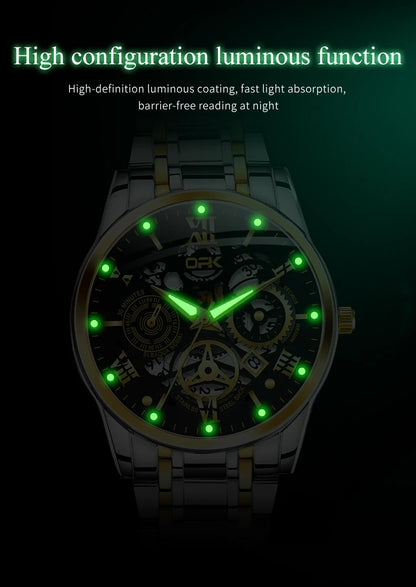 Montre OPK8135 – Harmonie Mécanique (Édition Dual-Ton)
