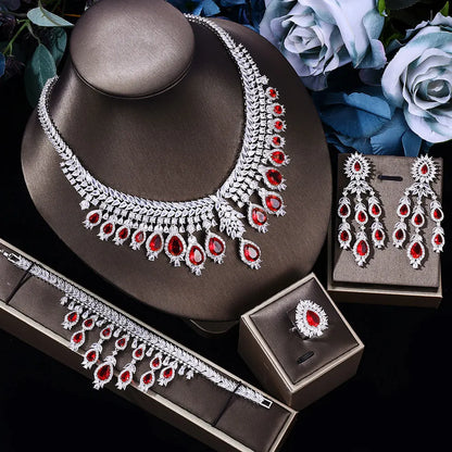 Parure Royale Émeraude – Bijoux Mariée Luxe 4 Pièces
(Édition Limitée – Style Dubaï 2024)
Référence : ZY-DZ279
Prix : 149,90 € (au lieu de 179,90 €)