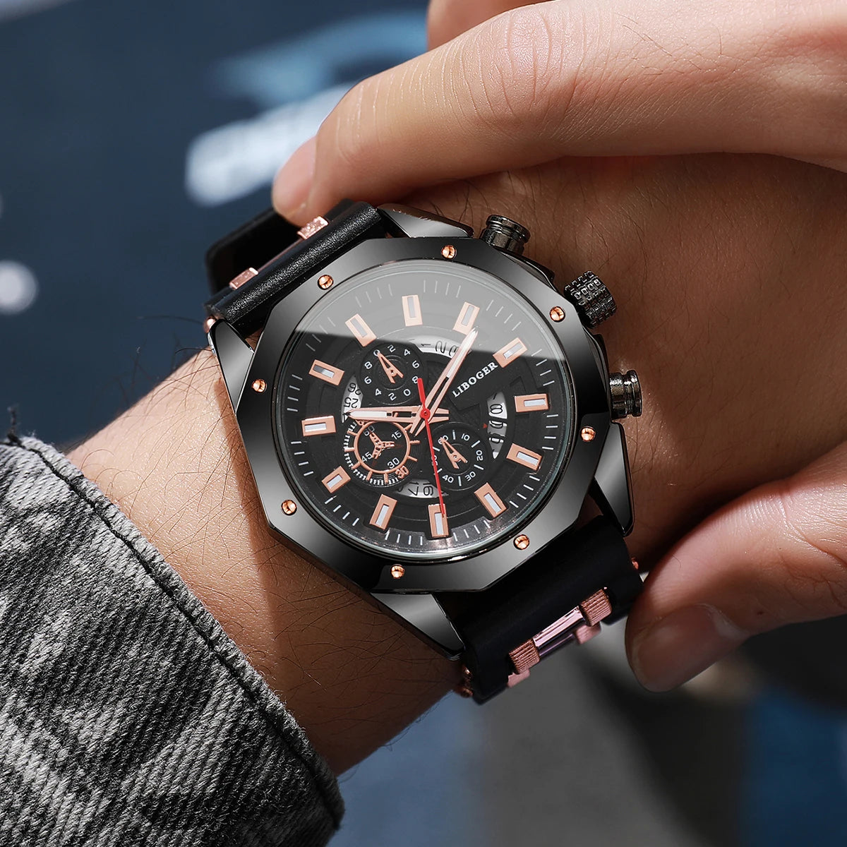 Montre Homme – Sport Élégant & Quartz Précis
