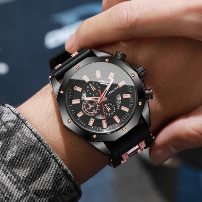 Montre Homme – Sport Élégant & Quartz Précis