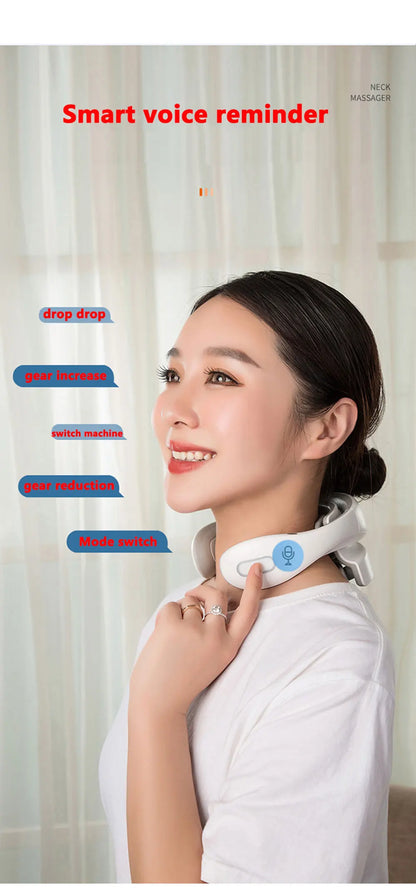 Collier de Massage Intelligent Cervical – Chauffant & Ergonomique