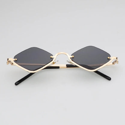 Lunettes YY96 – Lunettes de Soleil Cat Eye Métal & Glamour