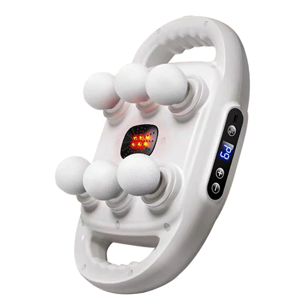 Pistolet de Massage Fascia 6 Têtes – Haute Fréquence & Relaxation Profonde