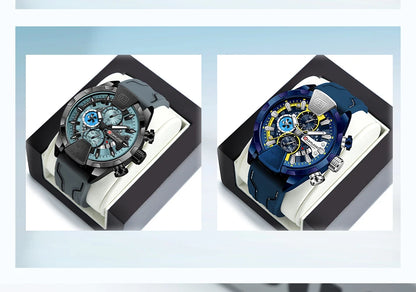 Montre BORUSE Chronographe Homme – Sport & Puissance (5 coloris)