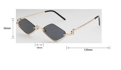Lunettes YY96 – Lunettes de Soleil Cat Eye Métal & Glamour