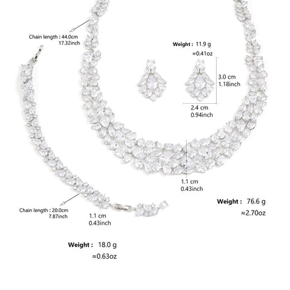 Parure ZAKOL – Éclat Floral Cristal Blanc (Édition Limitée – 2 ou 3 pièces)
Référence : FSSP2002