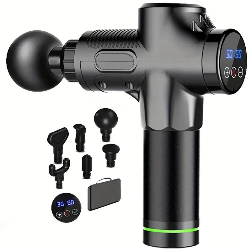 Pistolet de Massage Profond – 6 ou 30 Vitesses | Recharge USB-C