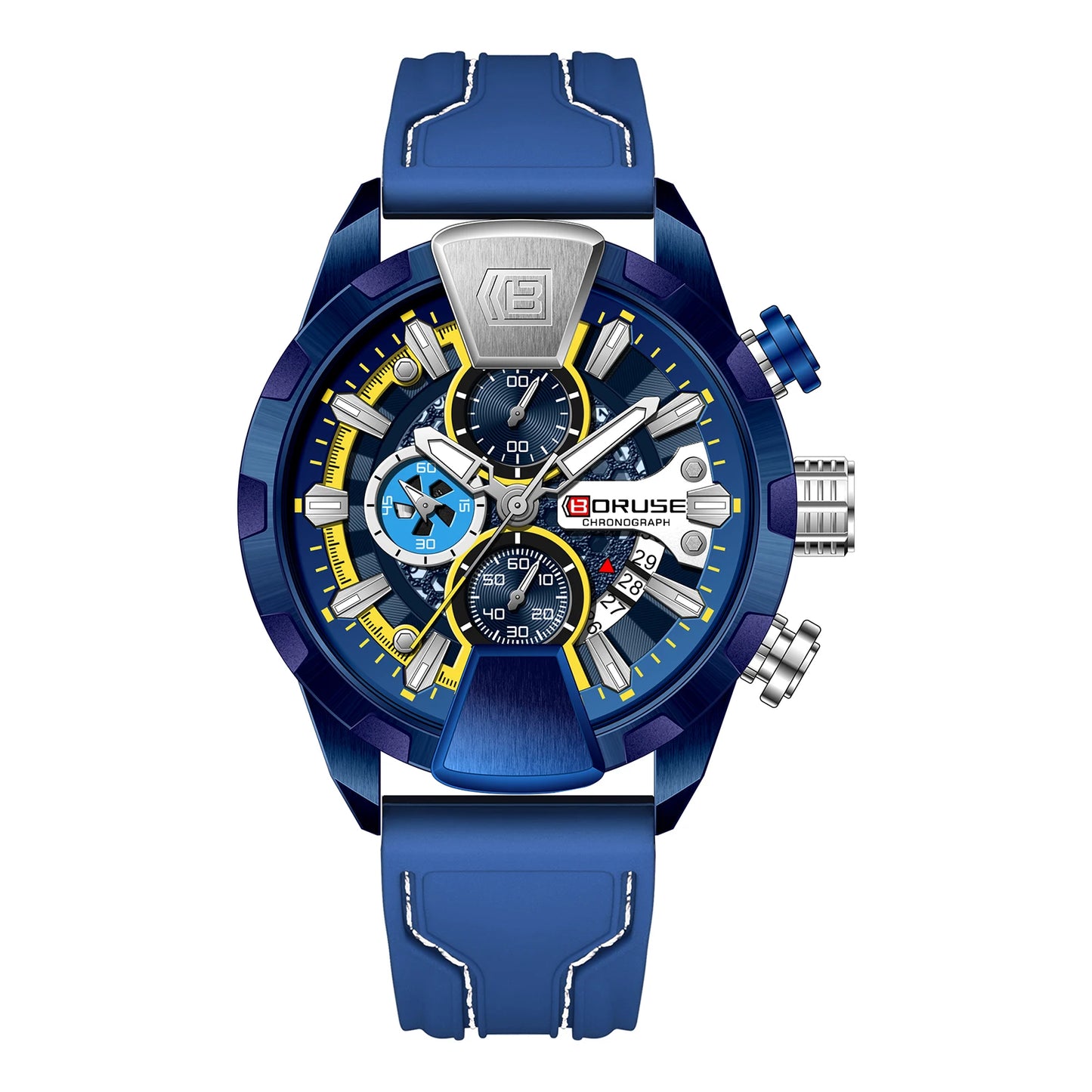 Montre BORUSE Chronographe Homme – Sport & Puissance (5 coloris)