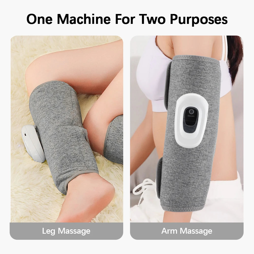 Massage Jambes Sans Fil 360° – Compression Air & Relaxation Musculaire