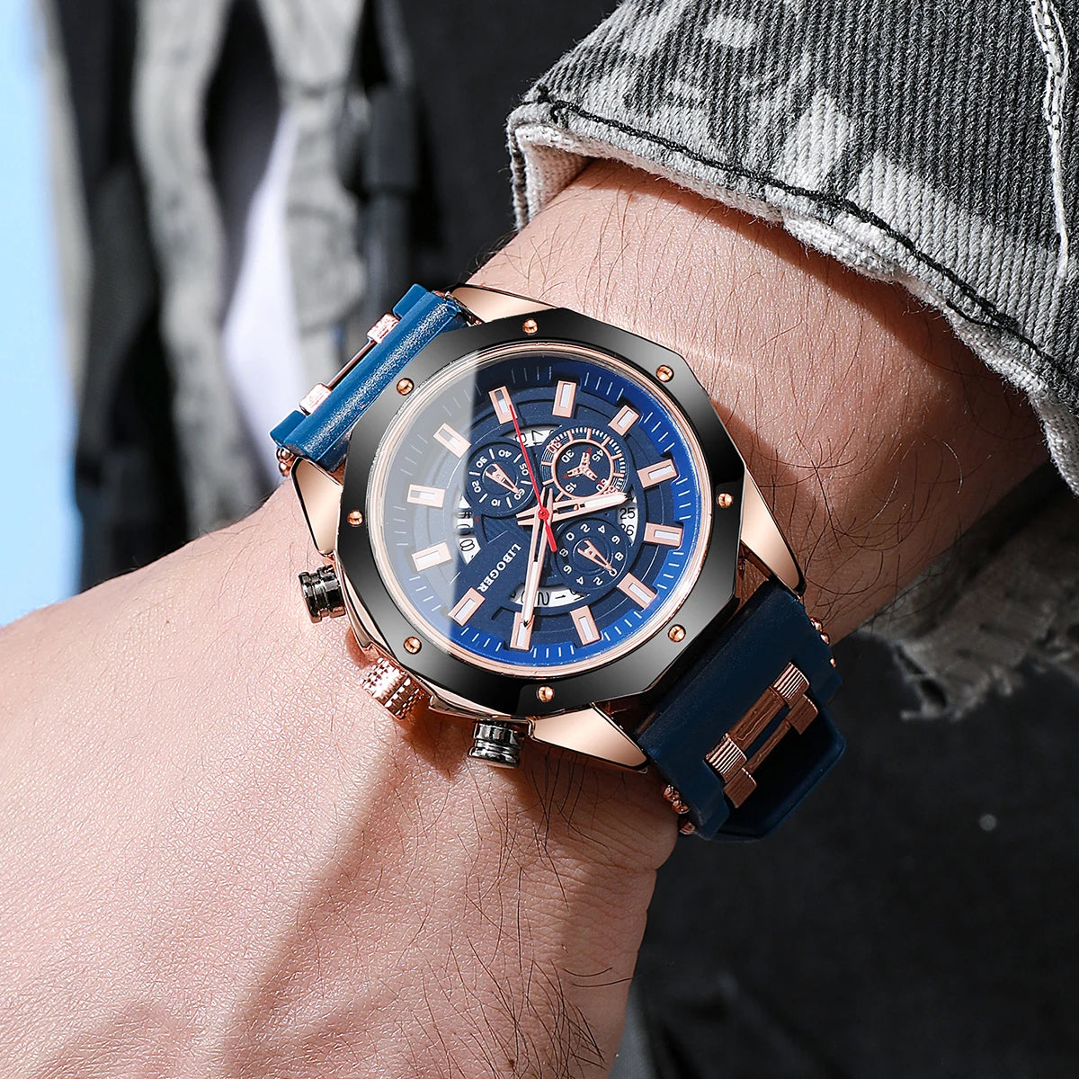 Montre Homme – Sport Élégant & Quartz Précis