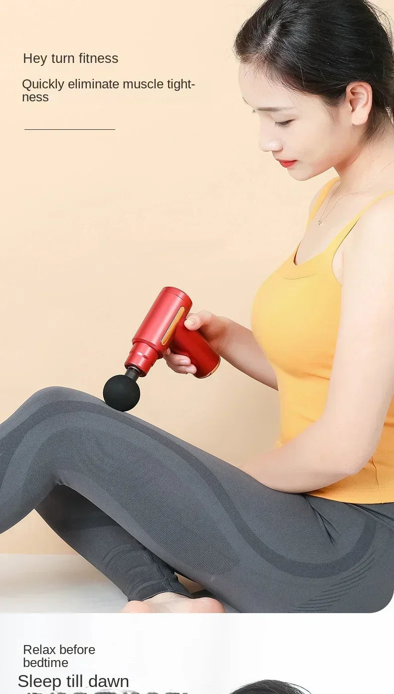 Mini Pistolet de Massage Musculaire – Recharge USB-C (5 couleurs)