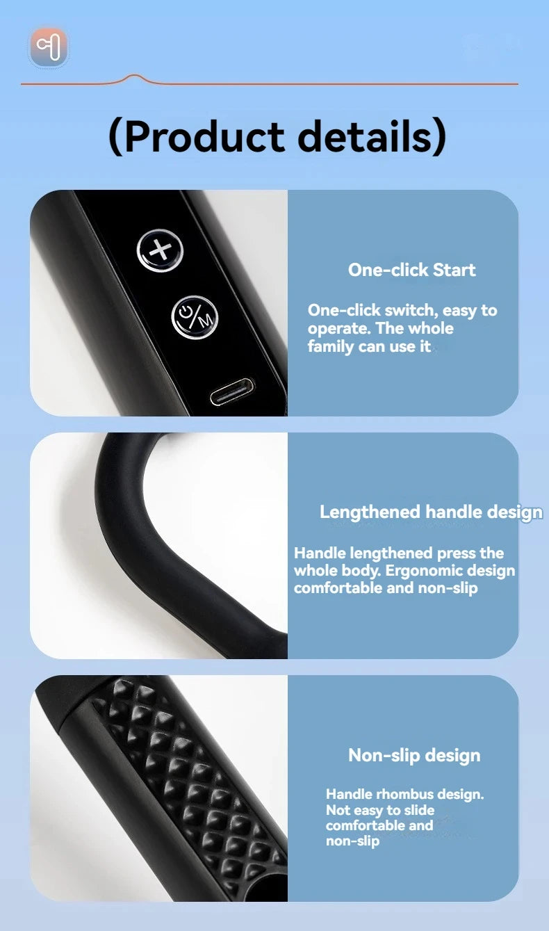 Massage Marteau Électrique – Smart Gun Rechargeable | 9 Modes