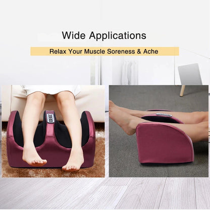Appareil de Massage Pieds & Mollets – Shiatsu Chauffant et Pétrissage Profond