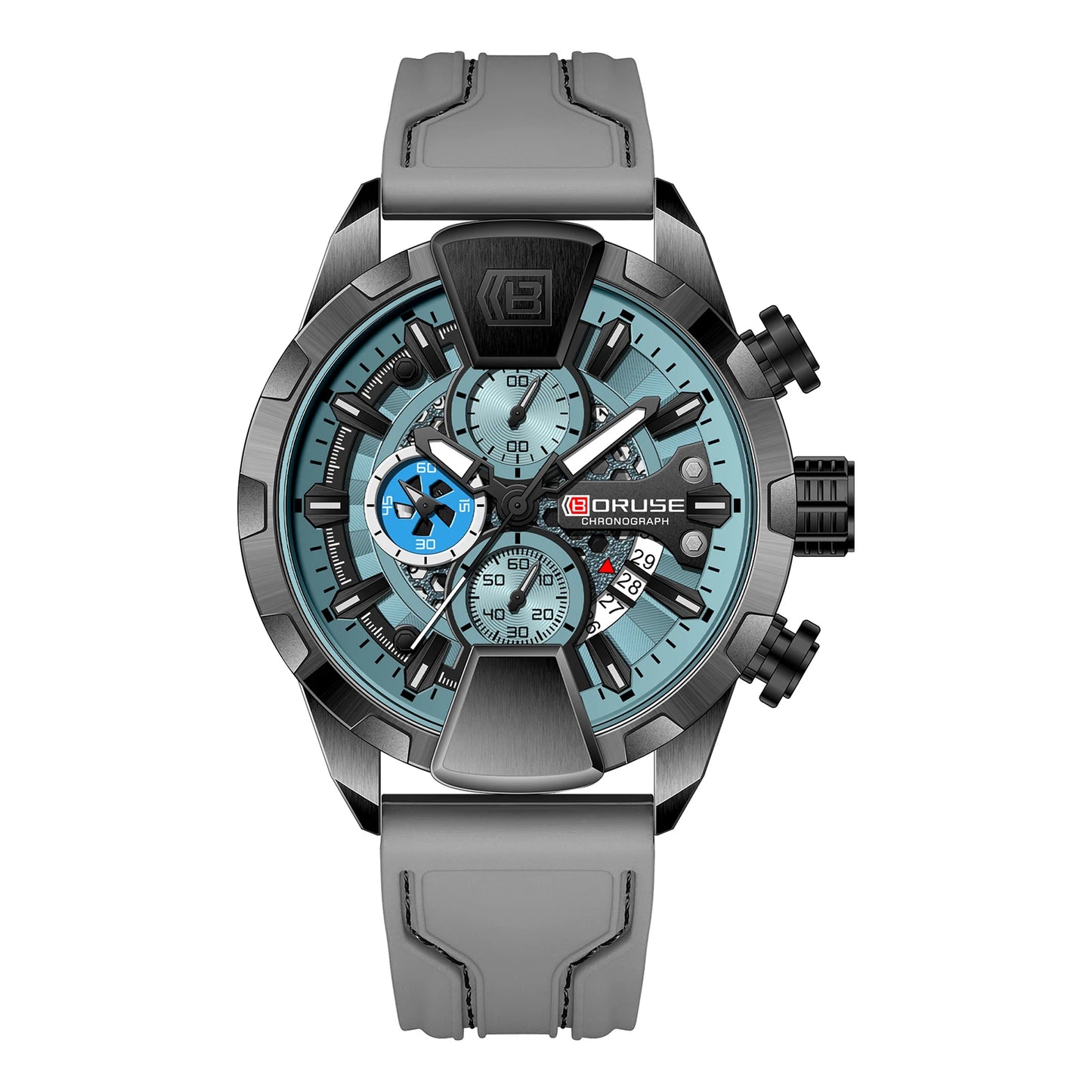 Montre BORUSE Chronographe Homme – Sport & Puissance (5 coloris)