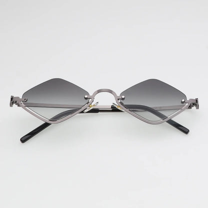 Lunettes YY96 – Lunettes de Soleil Cat Eye Métal & Glamour