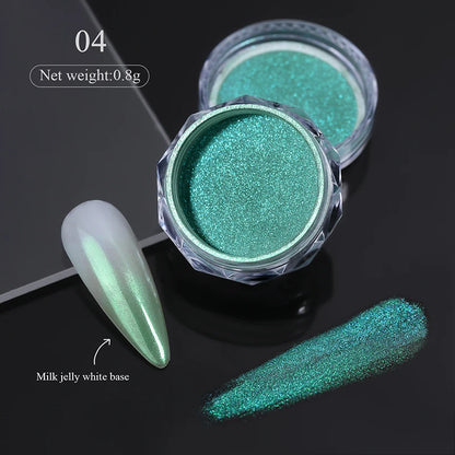 Poudre de pigmentation pour ongle