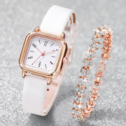 Montre Élégance Étoilée – Coffret 2 pièces